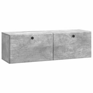 Nástěnná TV skříň 98 x 31 x 30 cm Betonově šedá - obrázek 1