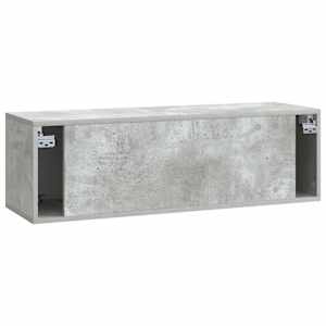 Nástěnná TV skříň 98 x 31 x 30 cm Betonově šedá - obrázek 6
