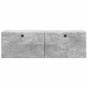 Nástěnná TV skříň 98 x 31 x 30 cm Betonově šedá - obrázek 4