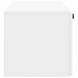 Nástěnná TV skříň 98 x 31 x 30 cm Bílá s vysokým leskem - obrázek 7