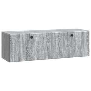 Nástěnná TV skříň 98 x 31 x 30 cm Šedý Sonoma Kompozitní dřevo - obrázek 2