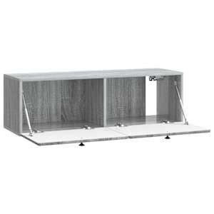 Nástěnná TV skříň 98 x 31 x 30 cm Šedý Sonoma Kompozitní dřevo - obrázek 5