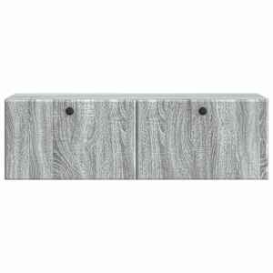 Nástěnná TV skříň 98 x 31 x 30 cm Šedý Sonoma Kompozitní dřevo - obrázek 6