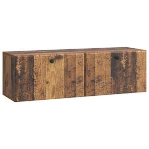 Nástěnná TV skříň 98 x 31 x 30 cm Staré dřevo Kompozitní dřevo - obrázek 2