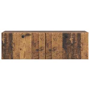 Nástěnná TV skříň 98 x 31 x 30 cm Staré dřevo Kompozitní dřevo - obrázek 6