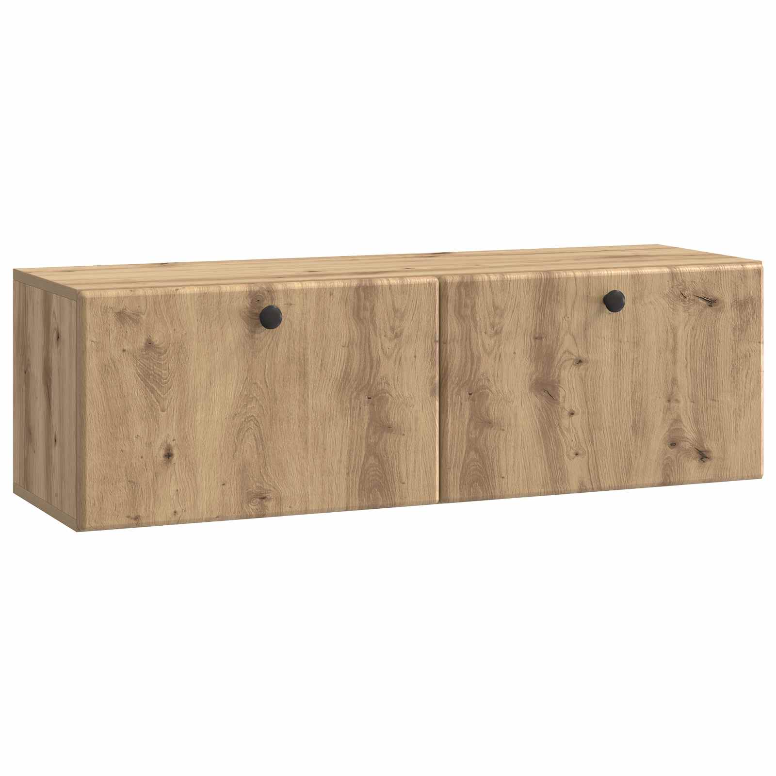 vidaXL Oglindă TV montată pe perete Stejar Artizanal 98 x 31 x 30 cm