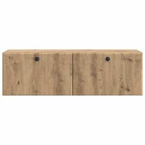 Nástěnná TV skříň 98 x 31 x 30 cm Dub artisan Kompozitní dřevo - obrázek 6