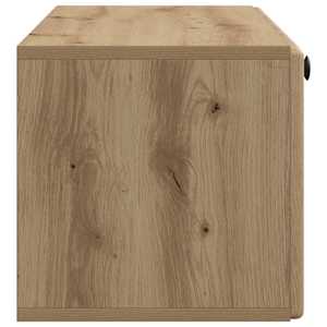 Nástěnná TV skříň 98 x 31 x 30 cm Dub artisan Kompozitní dřevo - obrázek 7