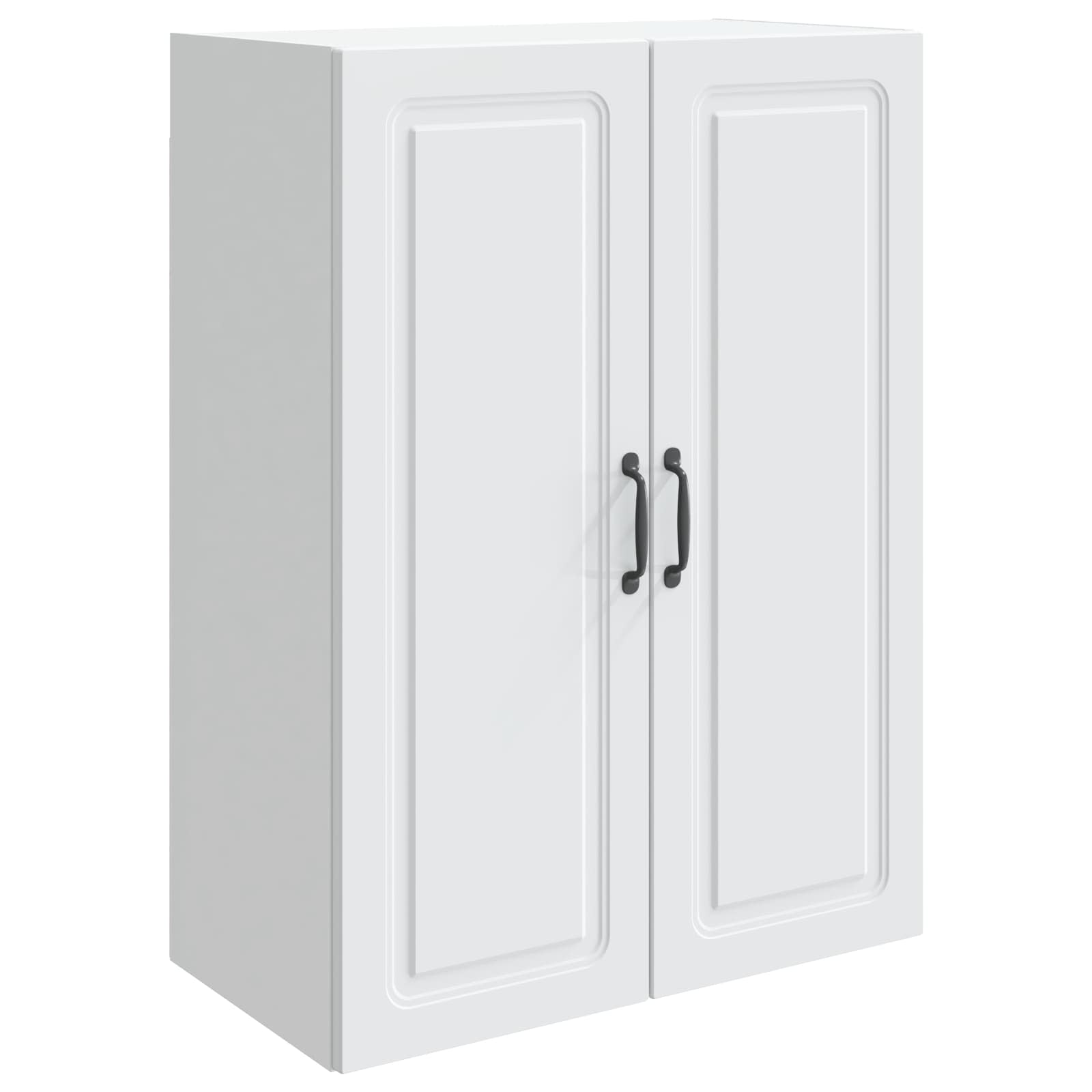 vidaXL Dulap montat pe perete Alb 66 x 34,5 x 90 cm Lemn prelucrat