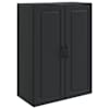 vidaXL Seinale kinnitatav kapp 66 x 34,5 x 90 cm Tehispuit Must