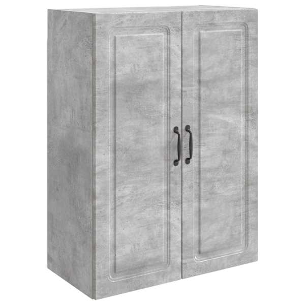 vidaXL Seinale kinnitatav kapp 66 x 34,5 x 90 cm Tehispuit Betoonhall