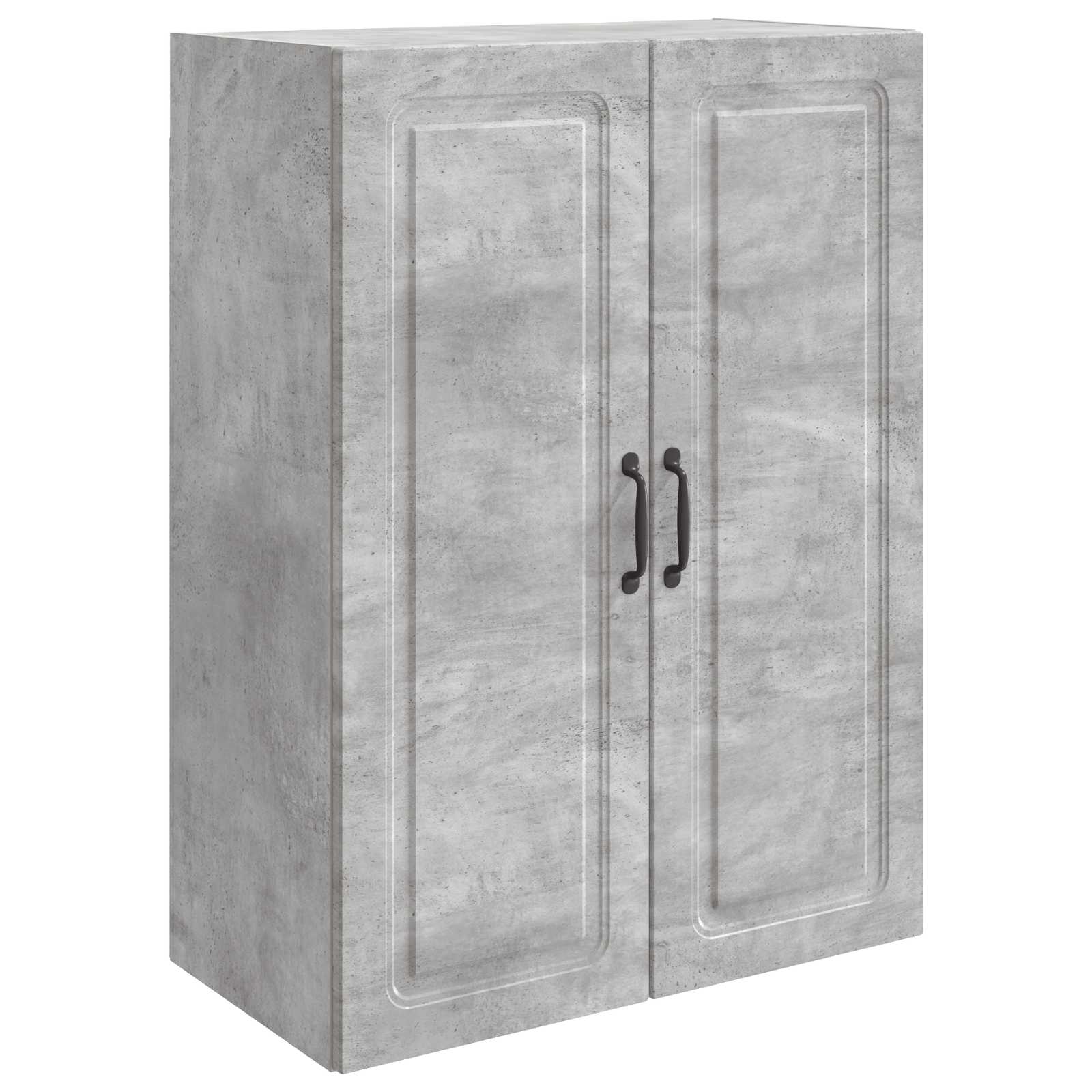 vidaXL Dulap montat pe perete Gri Beton 66 x 34,5 x 90 cm
