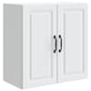 vidaXL Seinale kinnitatav kapp 59 x 31 x 60 cm Tehispuit Valge