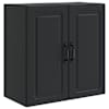 vidaXL Seinale kinnitatav kapp 59 x 31 x 60 cm Tehispuit Must