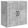 vidaXL Seinale kinnitatav kapp 59 x 31 x 60 cm Tehispuit Betoonhall