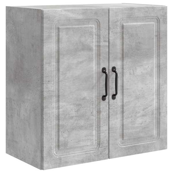 vidaXL Seinale kinnitatav kapp 59 x 31 x 60 cm Tehispuit Betoonhall