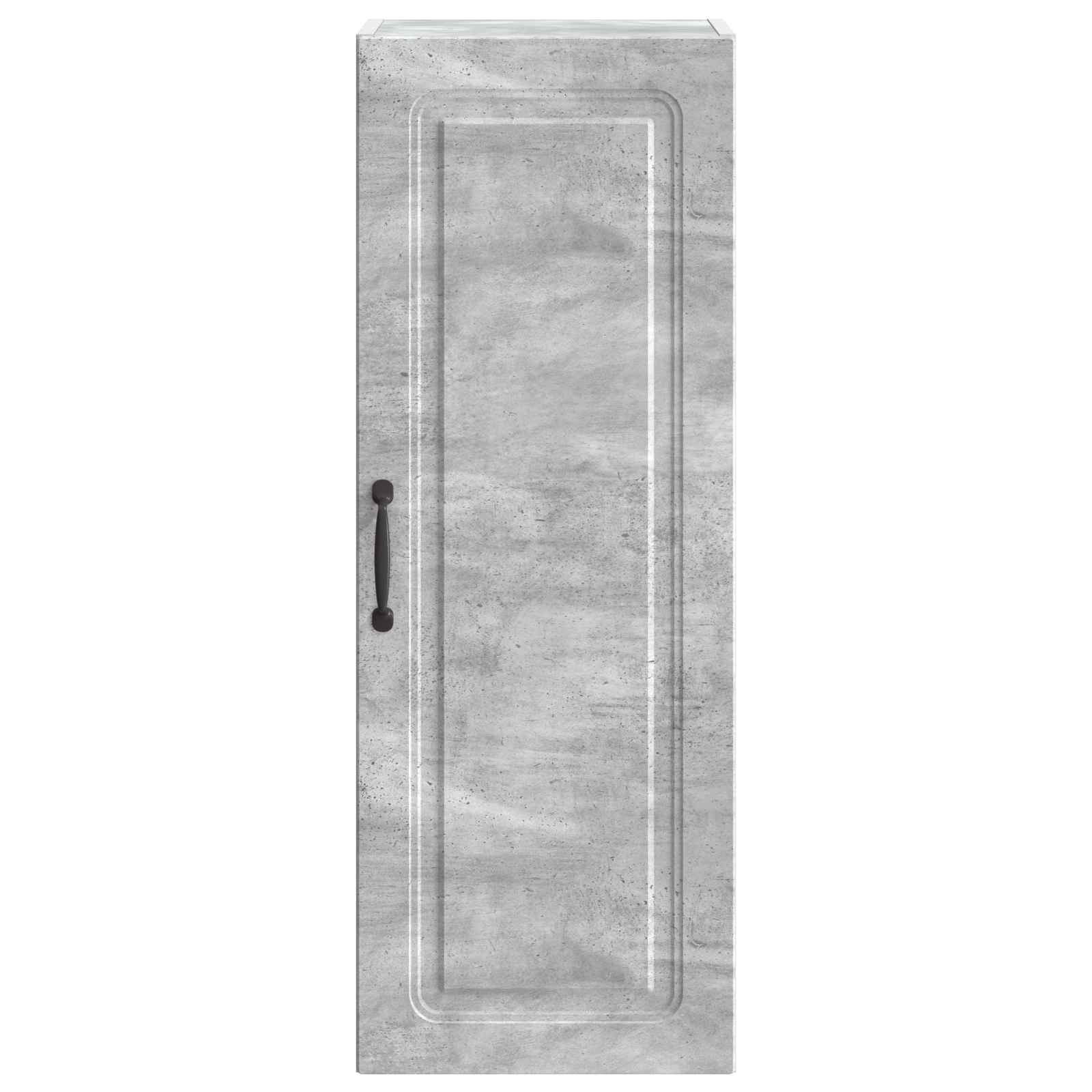 Omara za steno Betonsko siva 33 x 34,5 x 90 cm Inženirski les - slika 3