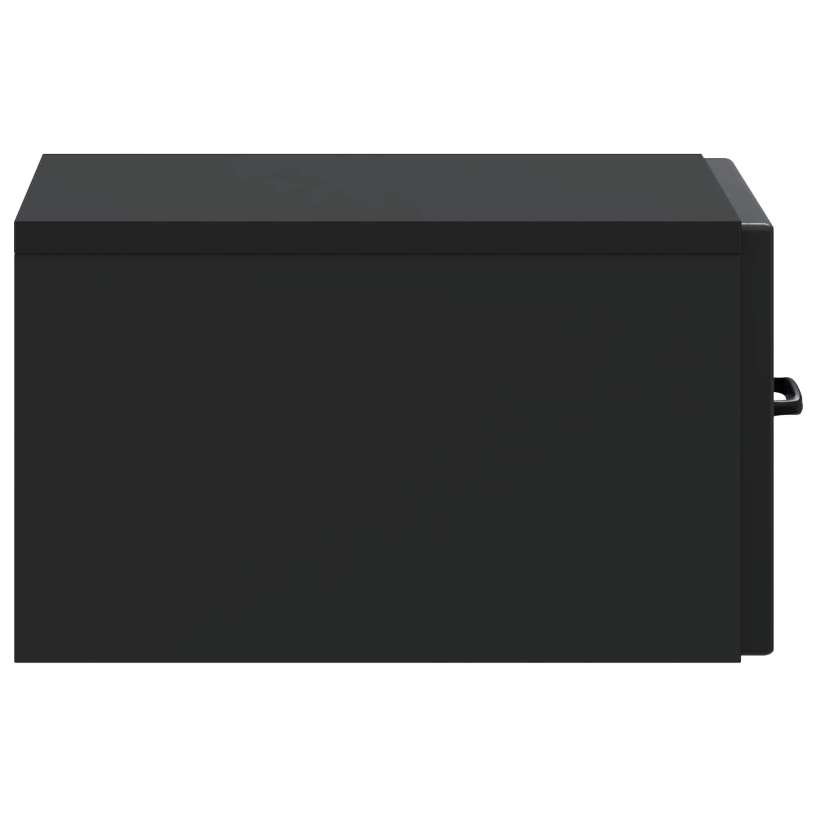 Stenski nočni omarici s predalom 2 pcs Črna 34,5 x 33 x 20 cm - slika 6