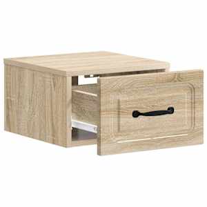 Nástěnný noční stolek 2 pcs Dub sonoma 34,5 x 33 x 20 cm - obrázek 6