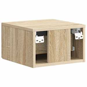 Nástěnný noční stolek 2 pcs Dub sonoma 34,5 x 33 x 20 cm - obrázek 9