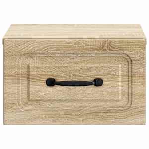 Nástěnný noční stolek 2 pcs Dub sonoma 34,5 x 33 x 20 cm - obrázek 7