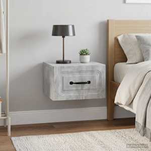 Nástěnný noční stolek 2 pcs Betonově šedá 34,5 x 33 x 20 cm - obrázek 4