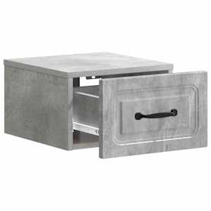 Nástěnný noční stolek 2 pcs Betonově šedá 34,5 x 33 x 20 cm - obrázek 6