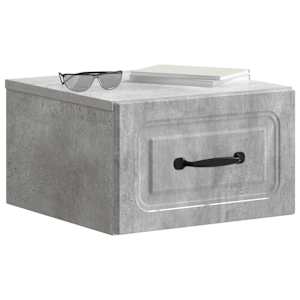 Nástěnný noční stolek 2 pcs Betonově šedá 34,5 x 33 x 20 cm - obrázek 3