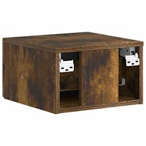 Nástěnný noční stolek 2 pcs Kouřový dub 34,5 x 33 x 20 cm - obrázek 9