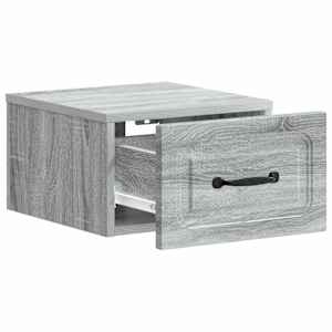 Nástěnný noční stolek 2 pcs Šedá sonoma 34,5 x 33 x 20 cm - obrázek 6