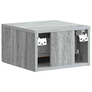 Nástěnný noční stolek 2 pcs Šedá sonoma 34,5 x 33 x 20 cm - obrázek 9