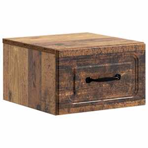 vidaXL Seinale kinnitatav &ouml;&ouml;tis Vana puit 34,5 x 33 x 20 cm Tehispuit