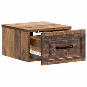 Nástěnný noční stolek 2 pcs Staré dřevo 34,5 x 33 x 20 cm - obrázek 6