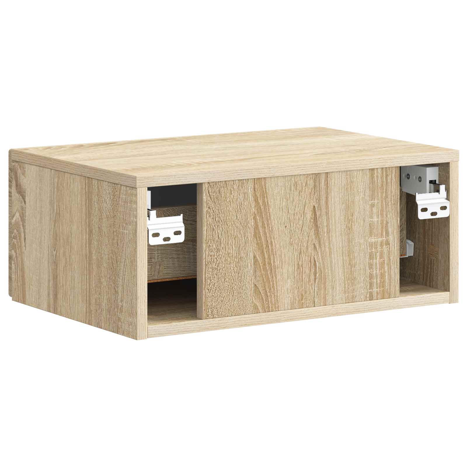 Stenski nočni omarici s predalom Sonoma hrast 49 x 34,5 x 20 cm - slika 6