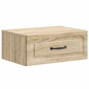 Nástěnný noční stolek 2 pcs Dub sonoma 49 x 34,5 x 20 cm - obrázek 5