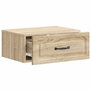 Nástěnný noční stolek 2 pcs Dub sonoma 49 x 34,5 x 20 cm - obrázek 6