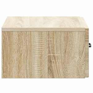 Nástěnný noční stolek 2 pcs Dub sonoma 49 x 34,5 x 20 cm - obrázek 8
