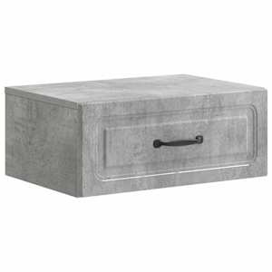 Nástěnný noční stolek 2 pcs Betonově šedá 49 x 34,5 x 20 cm - obrázek 5