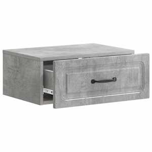 Nástěnný noční stolek 2 pcs Betonově šedá 49 x 34,5 x 20 cm - obrázek 6