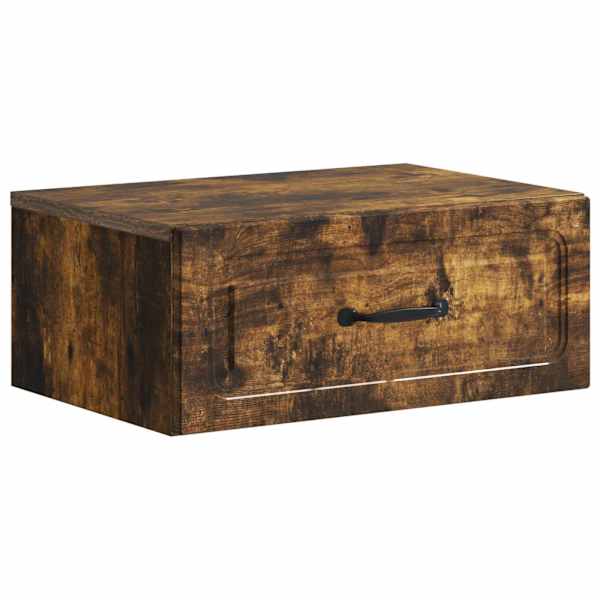 vidaXL Seinale kinnitatav &ouml;&ouml;tis Suitsutatud tamm 49 x 34,5 x 20 cm