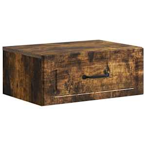 Nástěnný noční stolek 2 pcs Kouřový dub 49 x 34,5 x 20 cm - obrázek 5