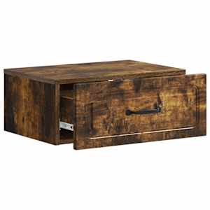Nástěnný noční stolek 2 pcs Kouřový dub 49 x 34,5 x 20 cm - obrázek 6