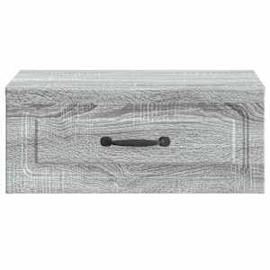 Nástěnný noční stolek 2 pcs Šedá sonoma 49 x 34,5 x 20 cm - obrázek 7