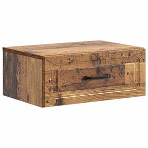 vidaXL Seinale kinnitatav &ouml;&ouml;tis Vana puit 49 x 34,5 x 20 cm Tehispuit