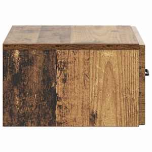 Nástěnný noční stolek 2 pcs Staré dřevo 49 x 34,5 x 20 cm - obrázek 8