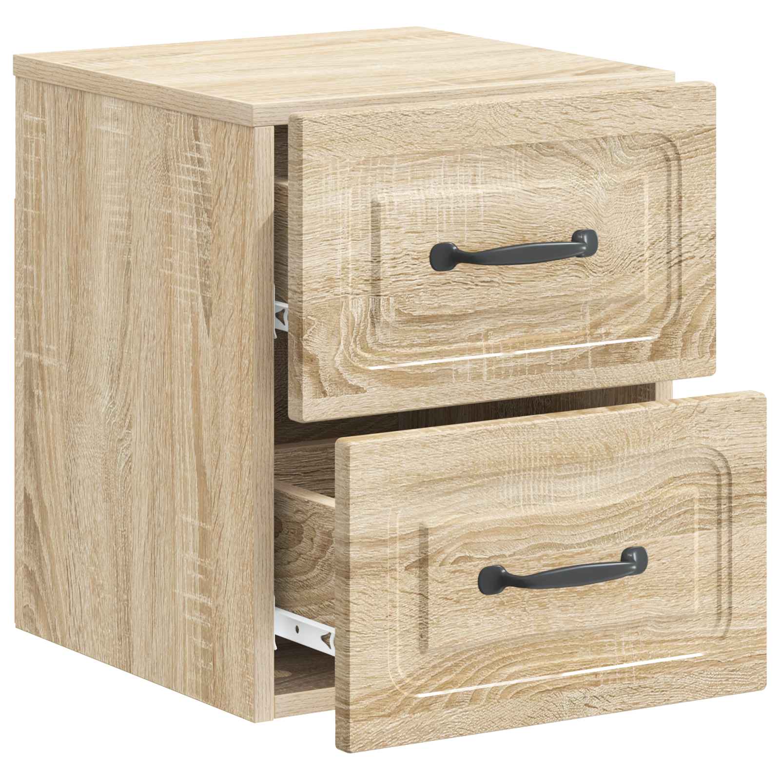 Stenski nočni omarici s predalom Sonoma hrast 34,5 x 33 x 40 cm - slika 3