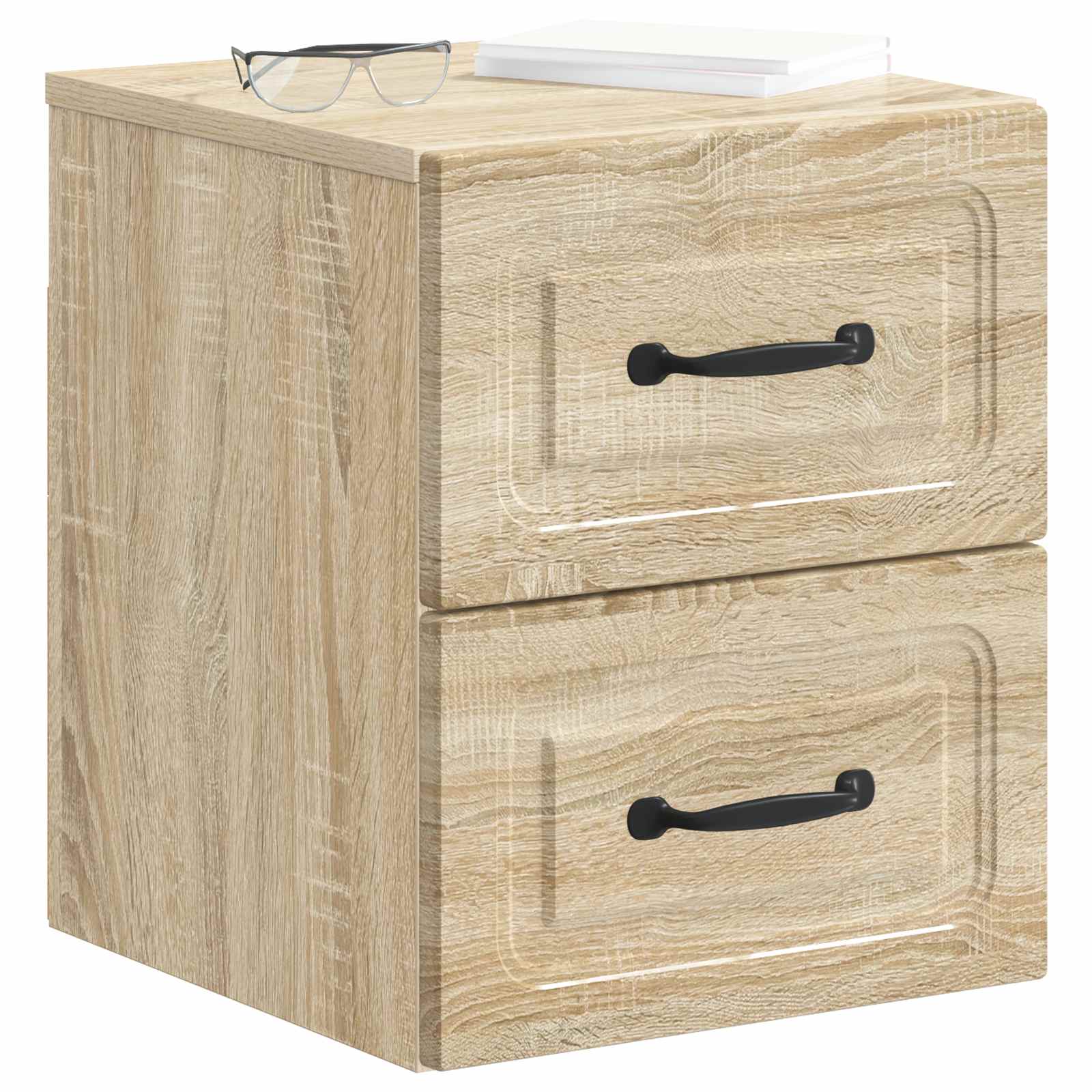 Stenski nočni omarici 2 pcs Sonoma hrast 34,5 x 33 x 40 cm - slika 2