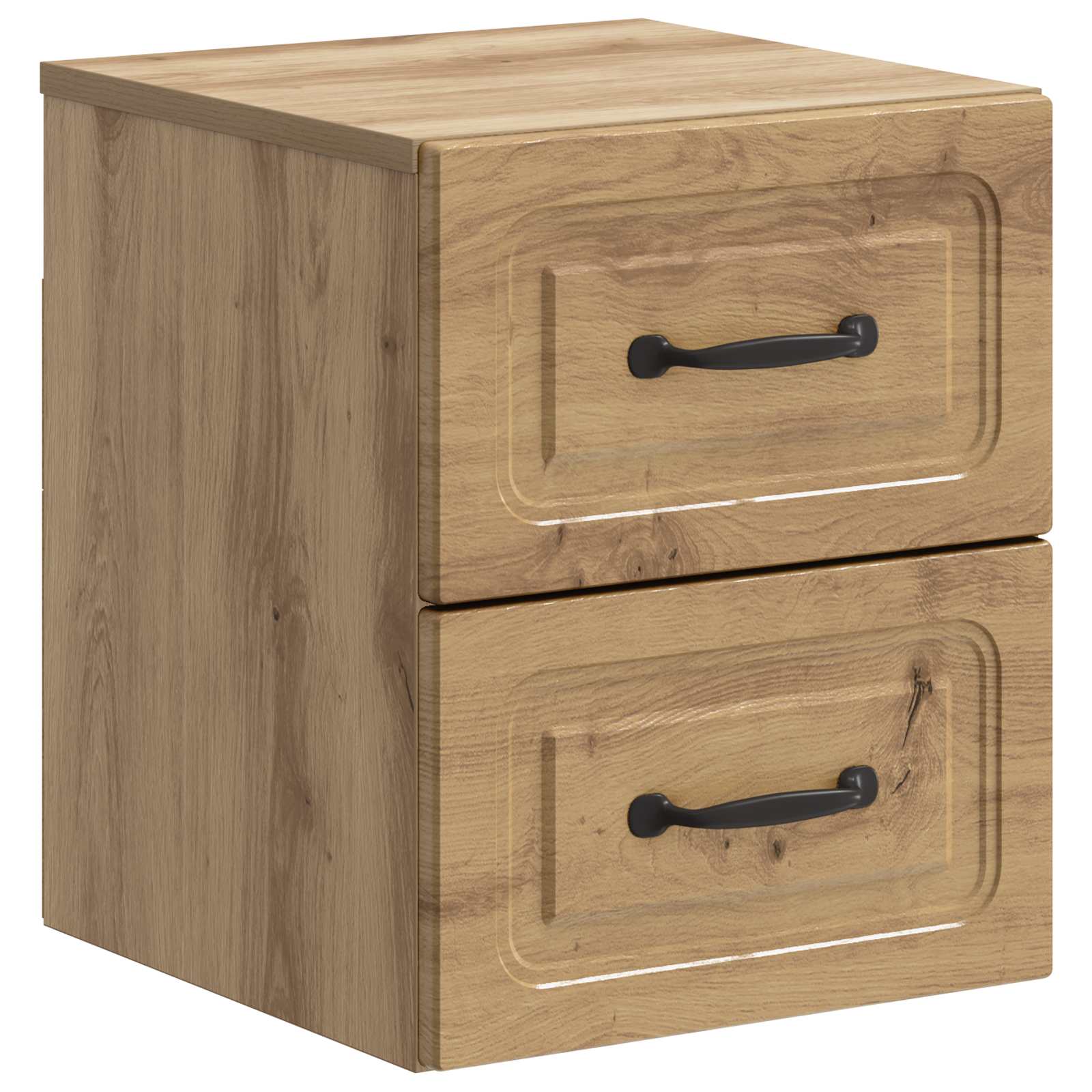 vidaXL Dulap de noapte suspendat Stejar Artizanal 34,5 x 33 x 40 cm