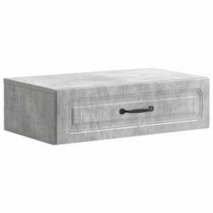 vidaXL Seinale kinnitatav k&uuml;lglaud Betoonhall 59 x 34,5 x 17 cm