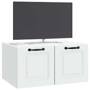 Nástěnná TV skříň Bílá 59,5 x 41 x 30 cm Kompozitní dřevo - obrázek 3